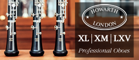 Explore our range of excellent professional models of oboe: the XL, XM and LXV.